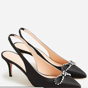 J. Crew COLETTE SLINGBACK PUMPS WITH BOW
Size: 9H MEDIUM
NEW IN BOX